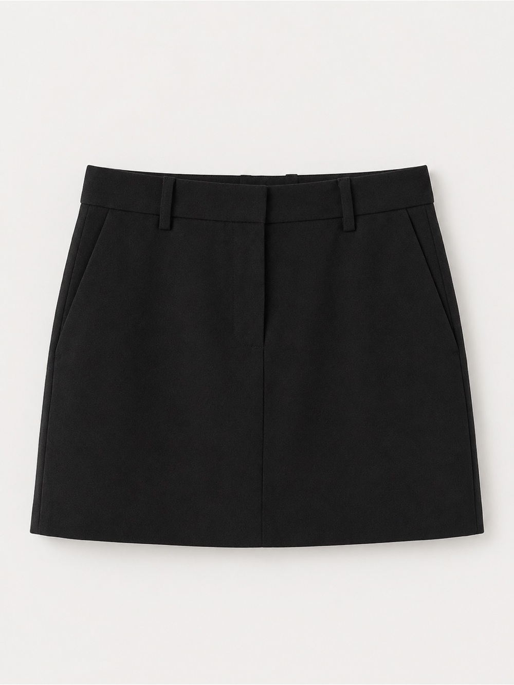 Theory Black Mini Skirt
